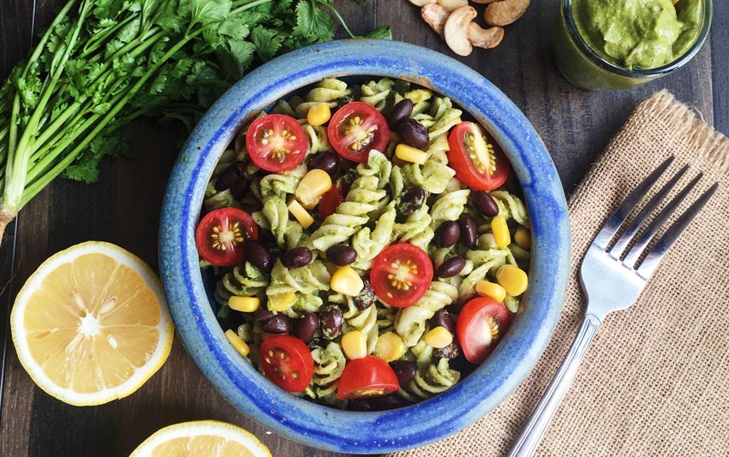 Avocado Pesto Pasta Salad GoWell Recipes