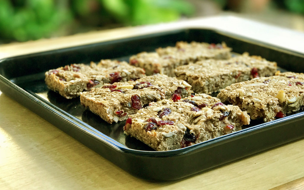 Homemade SugarFree Granola Bars GoWell Recipes