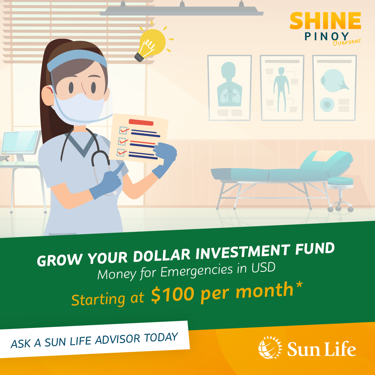 OFW Grow your Dollar Investment Fund | Shine Pinoy Insurance for OFW