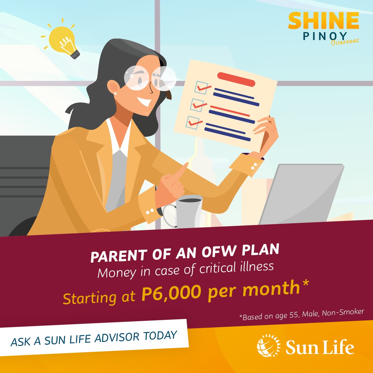 Parent of an OFW Plan | Shine Pinoy Health Insurance for Parents Philippines