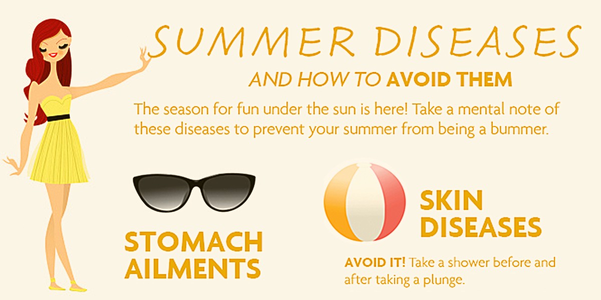 Summer diseases and how to avoid them